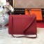 Hermes Halzan Tote Bag in Original Togo Leather Red