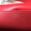 Hermes Halzan Tote Bag in Original Togo Leather Red