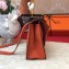 Hermes Halzan Tote Bag in Original Togo Leather Orange