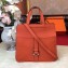 Hermes Halzan Tote Bag in Original Togo Leather Orange