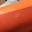 Hermes Halzan Tote Bag in Original Togo Leather Orange
