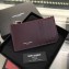 Saint Laurent Paris Classic 5 Fragments Zip Case Pouch 458583 Burgundy