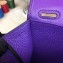 Hermes Halzan Tote Bag in Original Togo Leather Light Purple