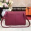 Hermes Halzan Tote Bag in Original Togo Leather Hot Pink