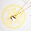 Hermes Kelly Bag Pendant Necklace Gold 2018 