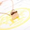 Hermes Kelly Bag Pendant Necklace Rose Gold 2018 