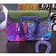 Hermes Halzan Tote Bag in Original Togo Leather Dark Green/Blue