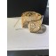 Chanel Cut-Out Camellia Cuff/Bracelet Gold 2018