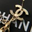 Chanel Tassel Earrings A74747 Gold/Green/Black 2018