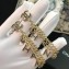 Chanel Tassel Earrings A74747 Gold/Green/Black 2018