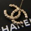 Chanel Multicolored CC Stud Earrings Blue/Green 2018