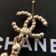 Chanel CC and Pearl Pendant Necklace Pale Gold 2018