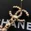 Chanel CC Multicolored Cross Earrings Blue/Green/Pink 2018