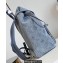 Louis Vuitton Montsouris Backpack Bag in Monogram Washed Denim coated canvas M22534 2023