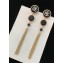Chanel Glass and Resin Tassel Earrings A58206 Black/Gold 2018