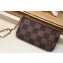 Louis Vuitton Damier Ebene Canvas Pochette Cle Key Pouch N62658