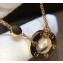 Cartier Real 18k love necklace with diamonds Pink Gold