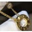 Cartier Real 18k love necklace with diamonds Yellow Gold