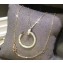 Cartier Real 18k juste un clou necklace diamond-paved Pink Gold and Yellow Gold