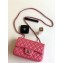 Chanel Pearl Caviar Calfskin Small Classic Flap Bag A1116 Dark Pink