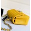 Chanel Pearl Caviar Calfskin Small Classic Flap Bag A1116 Yellow
