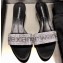 Alexander Wang Heel 3cm Jo Sandals With Glass Crystal Logo 2019