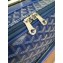 Goyard Rolling Trolley Travel Luggage Bag Blue