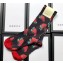 Gucci Strawberry Socks Black 2019