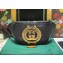 Gucci-Dapper Dan Belt Bag ‎536416 Black GG Leather 2018