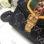 Gucci Sylvie GG Velvet Mini Bag ‎470270 Black 2018