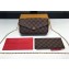 Louis Vuitton Damier Ebene Canvas Pochette Felicie Chain Wallet M63032 Bag