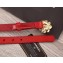 Chanel Flower Belt 2cm Red 2018