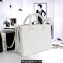 Chanel Calfskin Vanity Case Bag AS3345 White 2022