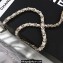 Chanel Calfskin Vanity Case Bag AS3345 Light Gray 2022