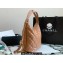 Chanel Lambskin Maxi Hobo Bag AS3488 Brown 2022