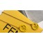 Fendi F Is Fendi Long Chain Earrings Yellow