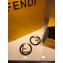 Fendi F Is Fendi Loop Earrings Black