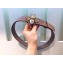 Gucci Queen Margaret Leather Belt 35mm Beige Grey 2018