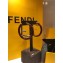 Fendi F Is Fendi Loop Earrings Elaphe Red