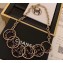 Chanel Necklace AB0556 Gold/Black 2019