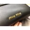 Miumiu Leather Shoulder Bag 5BD103 Black 2018