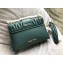 Miumiu Leather Shoulder Bag 5BD103 Dark Teal 2018