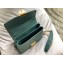 Miumiu Leather Shoulder Bag 5BD103 Dark Teal 2018