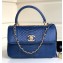 Chanel Python Trendy CC Small Flap Top Handle Bag A92236/A92723 Royal Blue 2018