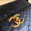 Chanel Python Trendy CC Small Flap Top Handle Bag A92236/A92723 Pale Blue 2018