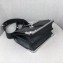 Prada Cahier Leather Bag 1BD045 Black 2018