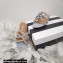Aquazzura Crystal Straps Moondust Flats Blue Gray 2022