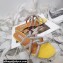 Aquazzura Crystal Straps Moondust Flats Yellow 2022