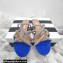 Aquazzura Crystal Straps Moondust Flats Blue 2022