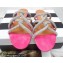 Aquazzura Crystal Straps Moondust Flats Pink 2022
